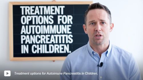 Treatment options for autoimmune pancreatitis in children