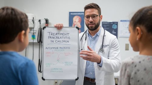 Treatment options for autoimmune pancreatitis in children