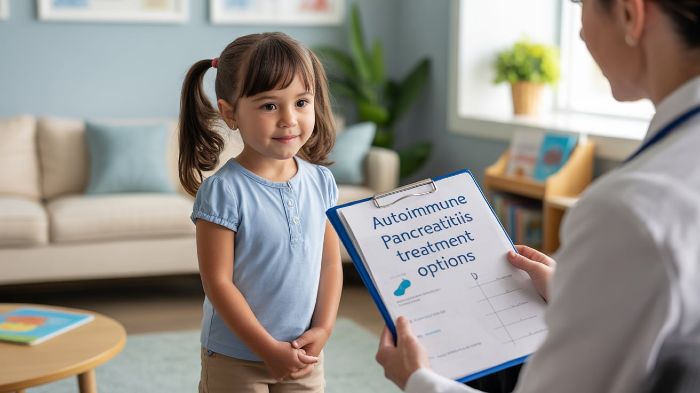 Treatment options for autoimmune pancreatitis in children