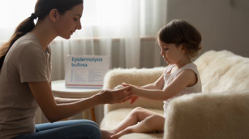 Management of rare skin disease epidermolysis bullosa at home