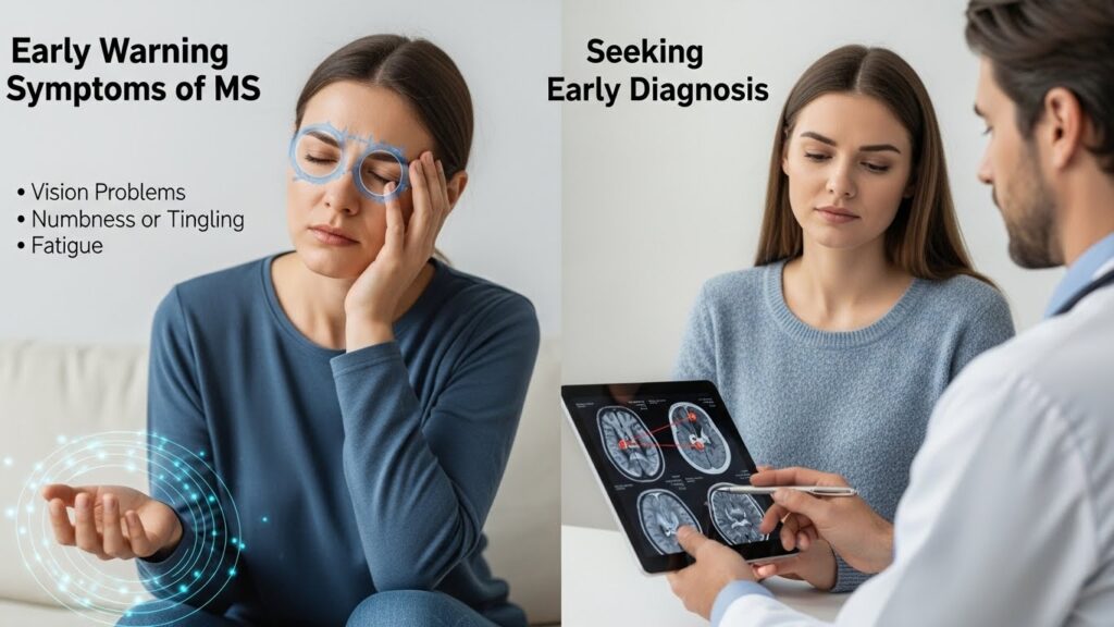 Recognising early warning symptoms of multiple sclerosis