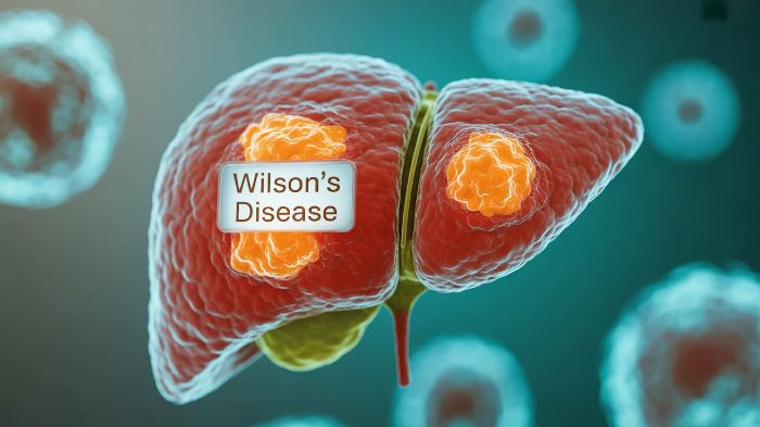 What causes Wilson’s disease and how is it diagnosed