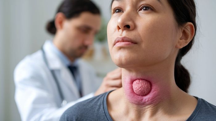 First indications of thyroid cancer in women