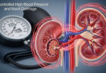 Kidney damage risk in uncontrolled high blood pressure Kidney damage risk in uncontrolled high blood pressure