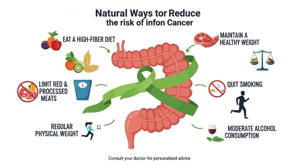 How to reduce your risk of colon cancer naturally