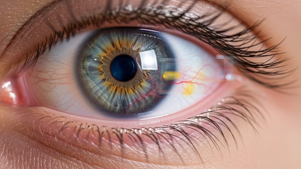 Vision loss possibility in uncontrolled diabetes