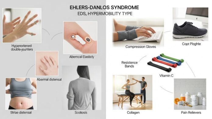 Symptoms and coping with Ehlers-Danlos syndrome hypermobility type