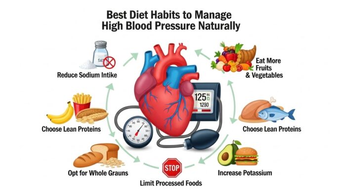 Best Diet Habits to Manage High Blood Pressure Naturally Best Diet Habits to Manage High Blood Pressure Naturally