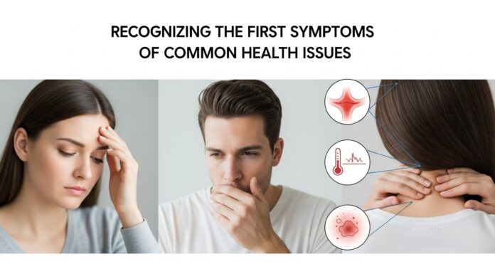 Recognizing the First Symptoms of Common Health Issues Recognizing the First Symptoms of Common Health Issues